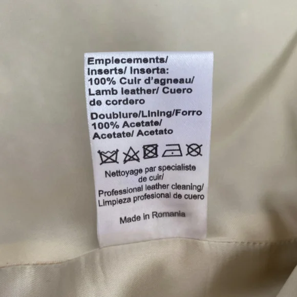 Sandro Tweed Boucle Leather Trim Collarless Moto Jacket - Picture 12 of 13